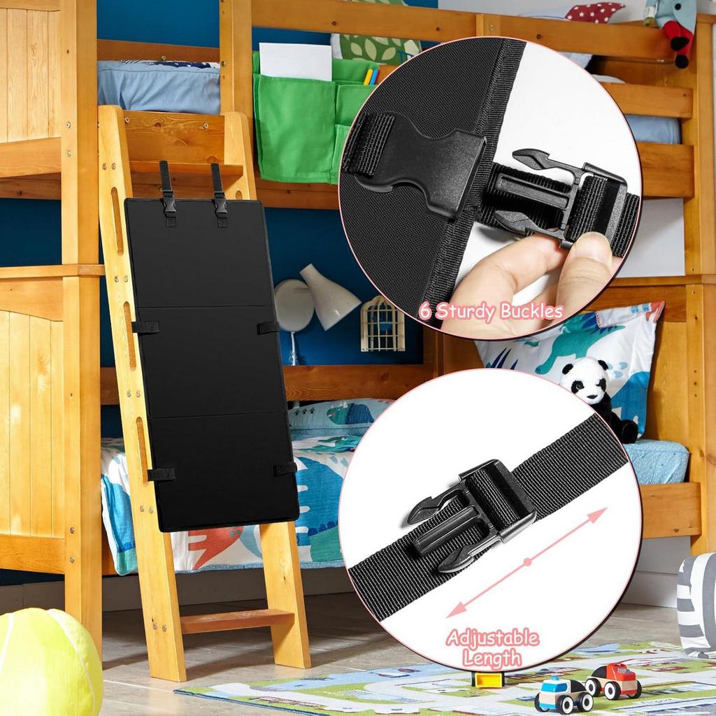 Childrens Bunk Bed Ladder Anti Slip Cover Thickened Scratch Resistant Safety Lock For Home And Dorm Use