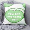 Green Ins Style Fresh Pattern Decorative Pillowcase Living Room Bedroom Square Cushion Pillowcase