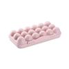 2Pcs Egg Organizer 18 Hole Plastic Storage Box Refrigerator Friendly Size Stackable Freshness Preserving Egg Container Anti