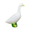 Decorative White Geese Statue Nontoxic Resins Outdoor Art Ornaments for Year Round Garden Yard Patios Display