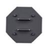 RV Leveling Pads 5000 lbs 4 Pcs Rubber Trailer Jack Pads Scissor Jack Feet