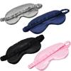 4 Pack Sleeping Masks Soft Satin Silky Eye Cover Elastic Strap Blindfold Effective Shading Night Eyeshade for Women Men