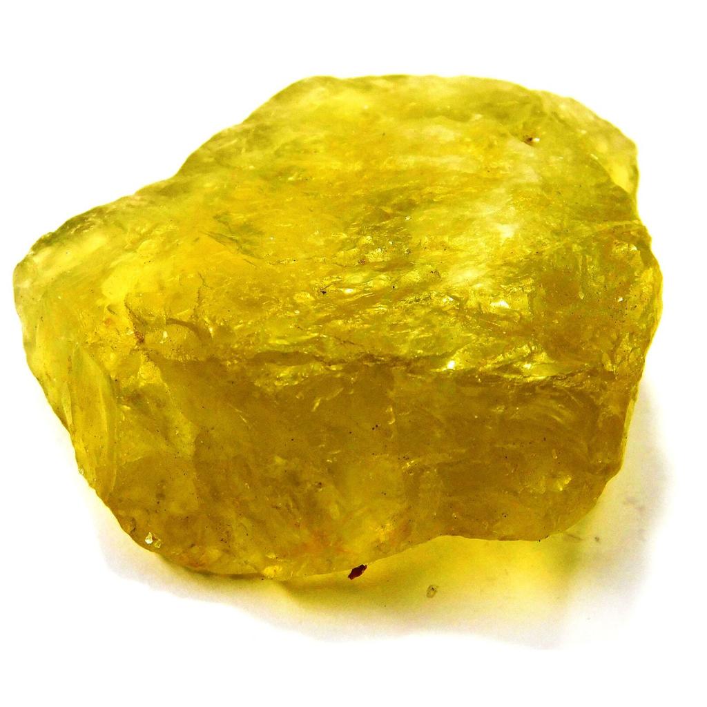 NATURAL 200 Ct Yellow Sapphire Earth Mined Huge Rough CERTIFIED Loose Gemstone A-109