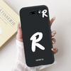 For LG V50S ThinQ / V50 ThinQ 5G Lucky Initial Letter Phone Case For LG V50 V50S ThinQ Black Silicone Soft Cases Bumpers