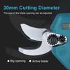 Electric Pruning Shear Brushless Pruning Shears 30mm Cutting Diameter SK5 Carbon Steel Forging Blade LCD Displays Battery Power