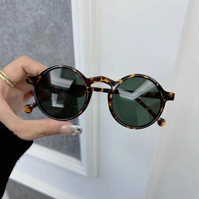 Vintage Round Sunglasses Women Men Brand Designer Retro Sun Glasses Female Male Mirror Punk Outdoor Circular