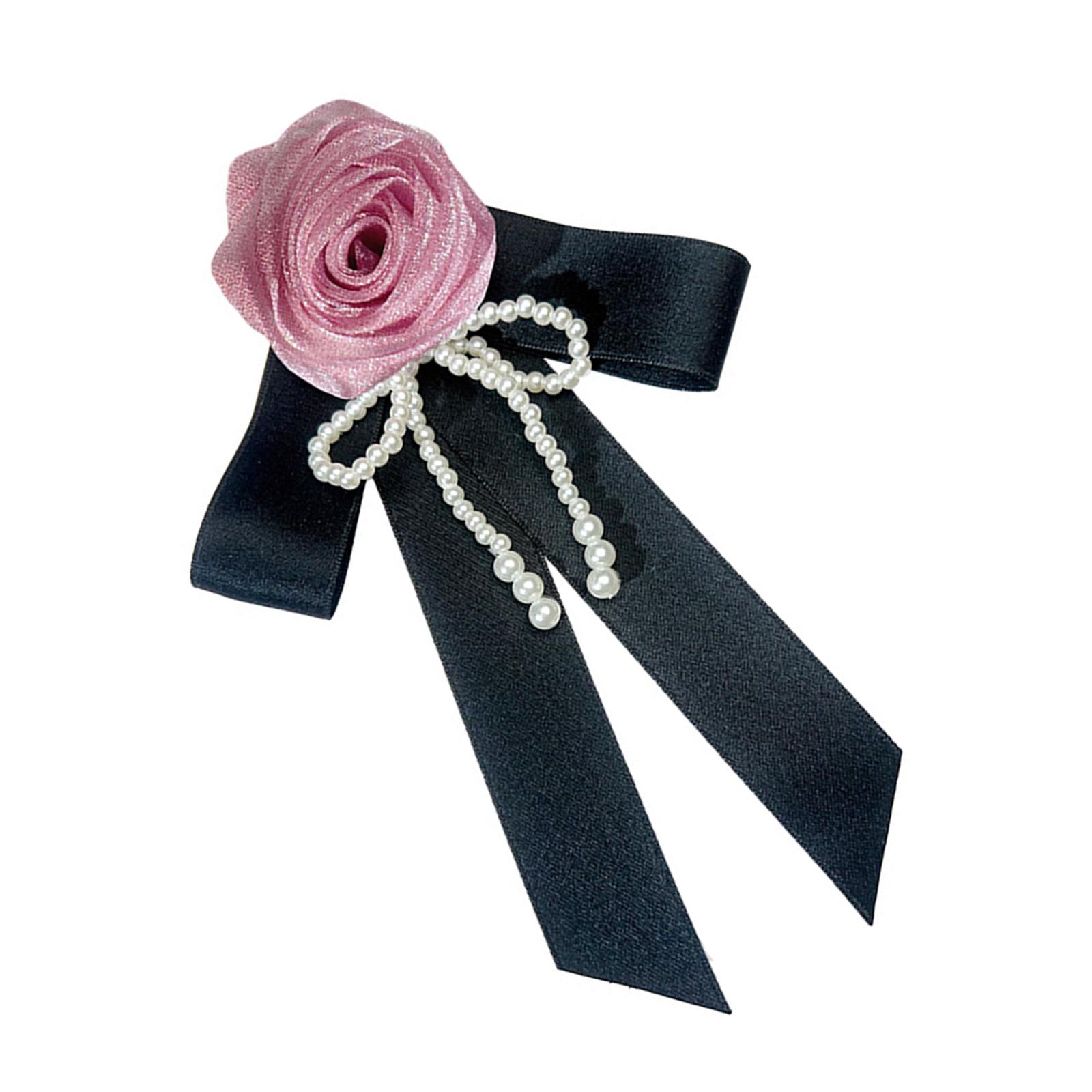 

Artificial Pearls Brooch Pin Ribbon Bowknot Design Brooch Great For Women Girl Formal Event And Everyday Wear Jewelry 1