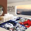 Japanese Anime Inuyasha Entrance Door Mat Washable Non-Slip Living Room Sofa Chairs Area Mat Kitchen Welcome Doormat