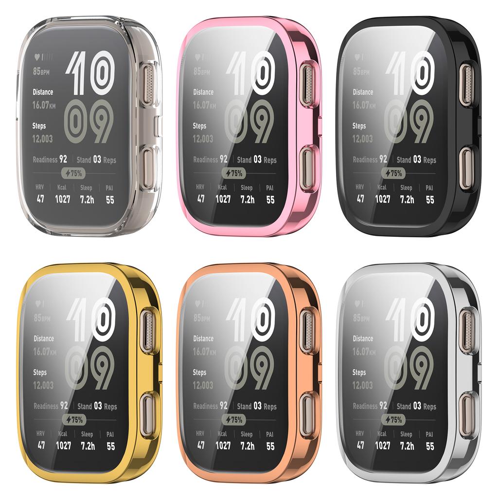 For Huami Amazfit Bip 6 (A2435) Watch Case Full Coverage Flexible TPU Electroplating Cover