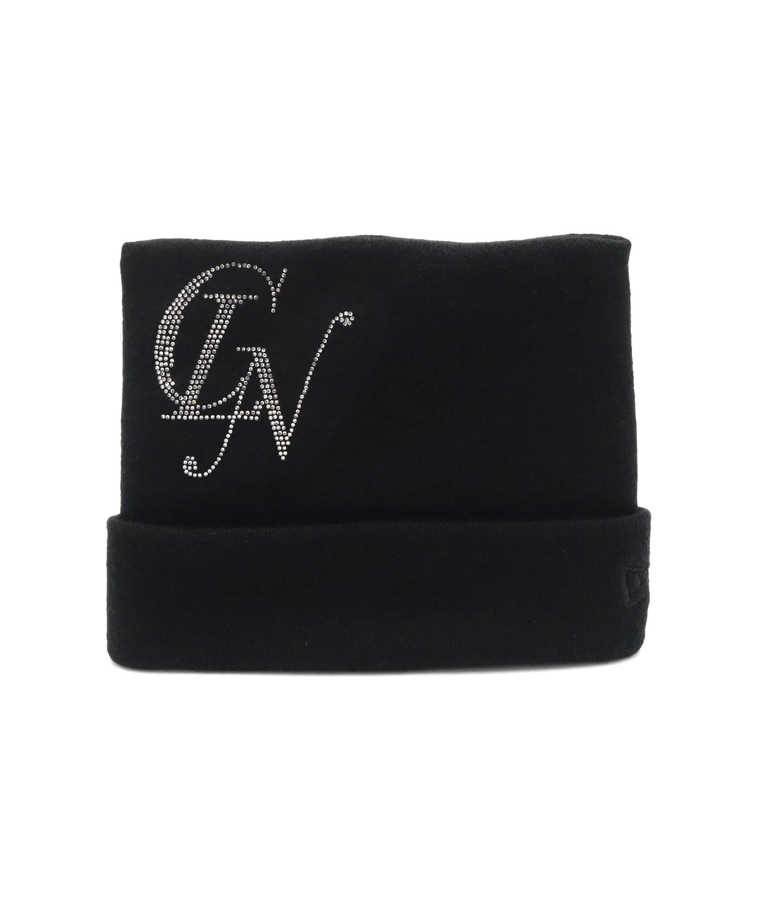 

Knit Hat Square Knit Fujita Nicole Collaboration Black FREE SQUARE KNIT CALNAMUR RHINESTONE BLK [New Era] чорний
