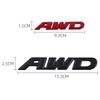 3D Metal AWD Logo Universal Car Emblem Fender Badge Trunk Decal Sticker For VW Toyota Honda CRV XRV MAZDA 4WD SUV 4x4 Off Road zs9
