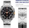 Stainless steel Strap for Samsung Galaxy Watch Ultra 47mm Metal Butterfly buckle Wristband for Galaxy Watch 8-7 Ultra 47mm Band