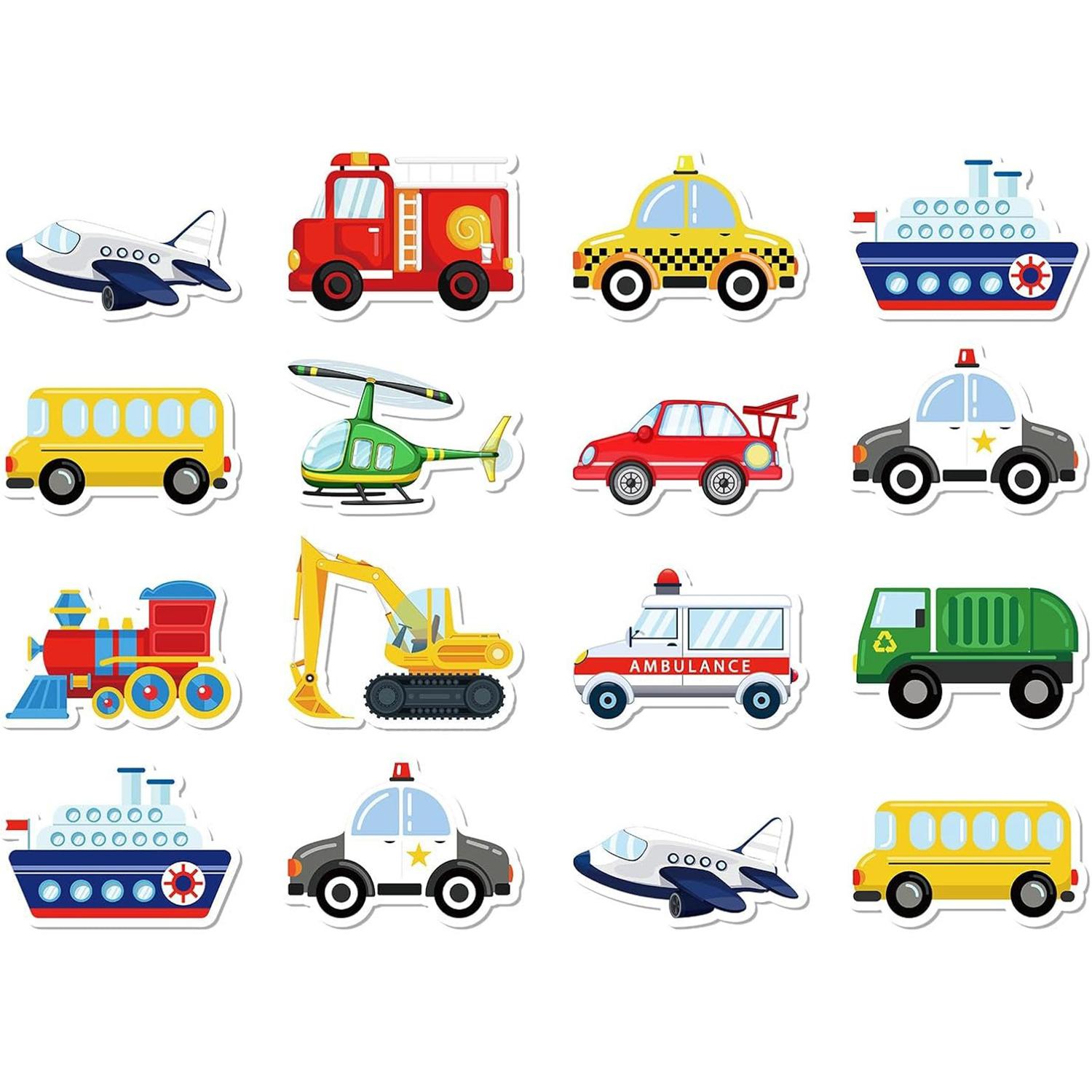 100-500Pcs High-Quality Cartoon High-Quality Transportation High-Quality Vehicles High-Quality Stickers High-Quality Birthday High-Quality Wedding