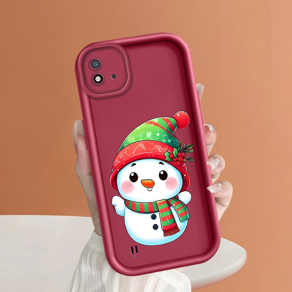 Soft Silicone Square Ladder Printing Pattern Phone Casing Full Cover Camera Shockproof Protection Rubber Case for OPPO Realme