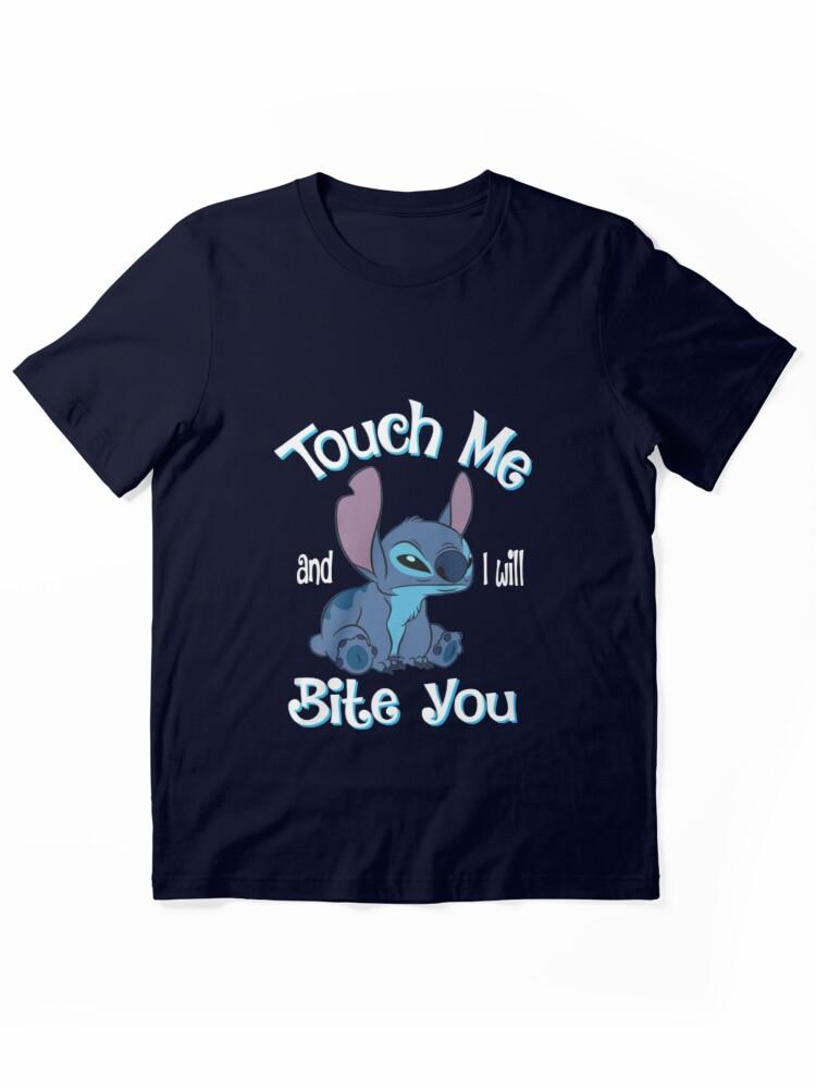 Lilo & Stitch The Series Stitch And Lilo Stitch Touch Me And I Will Bite You Essential Unisex T-Shirt