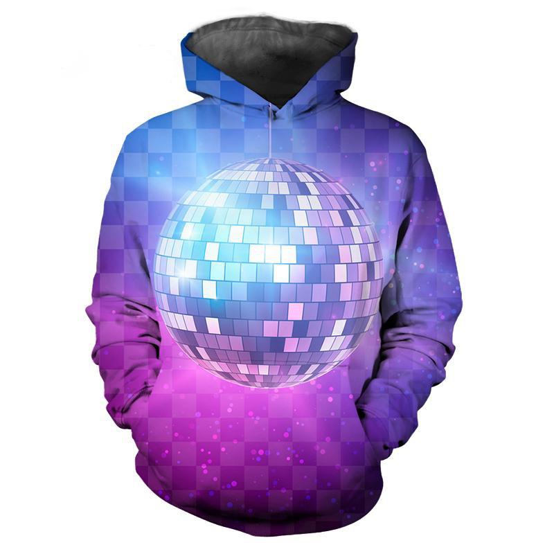 Balls 3D Printed Hoodie For Men Women KaraokeBar Party Clothes Harajuku Pullover Sweatshirt Long Sleeves Oversize Hoodies
