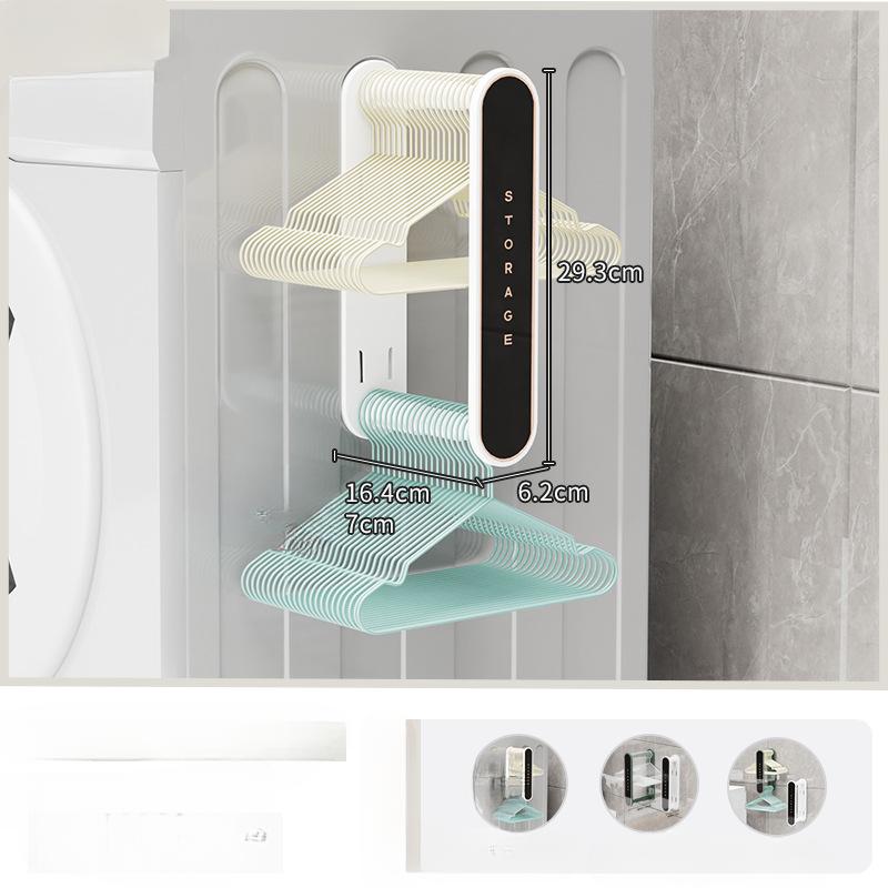 

Выдвижная не требующая сверления компактная полка для хранения на балконе, настенная вешалка для одежды и полка для хранения белый