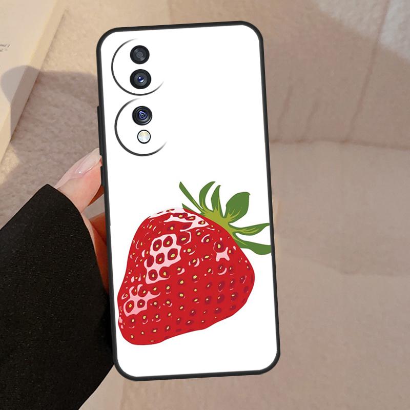 Strawberry For Honor Magic 7 Pro 5 6 V5 Case For Honor 200 400 50 70 90 Lite X8a X8b X9a X9b X9c Cover