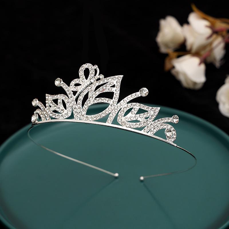 Children's Rhinestone Crown Headband for Birthdays