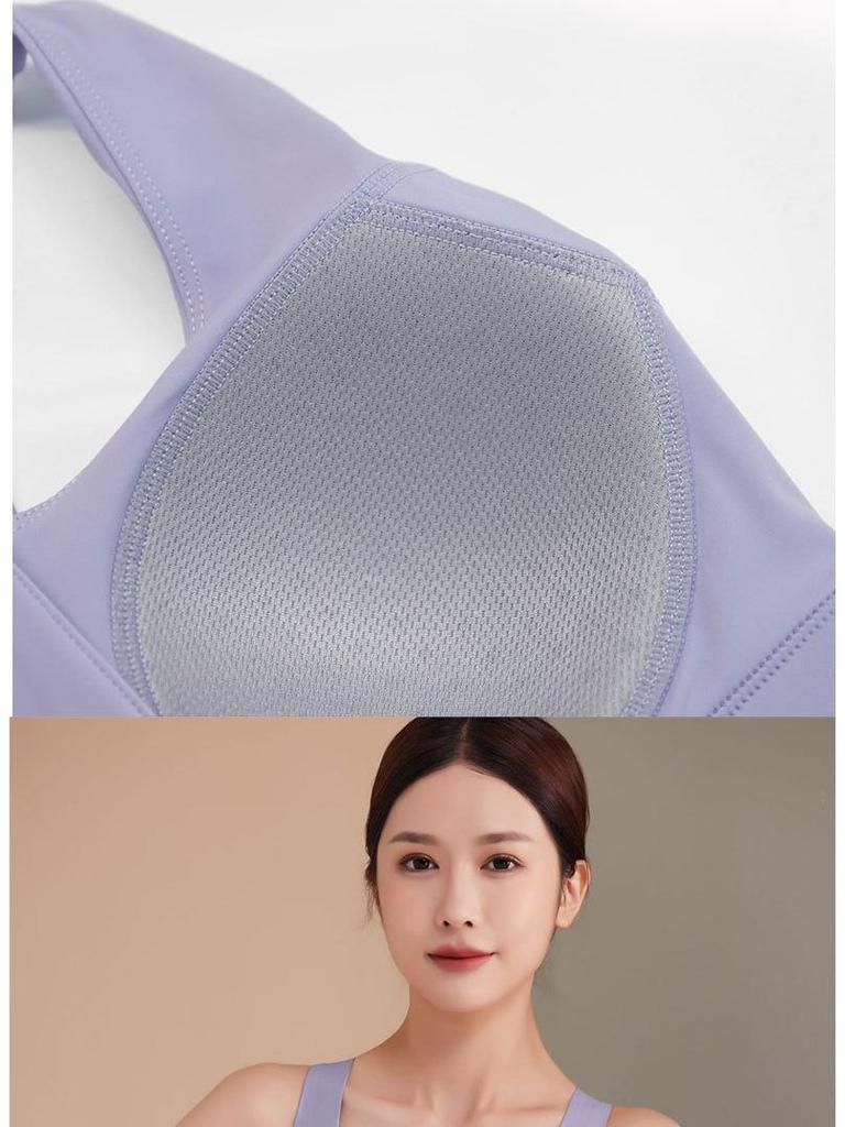 High-Impact Padded Sports Bra - Women's Shockproof Running & Yoga Camisole