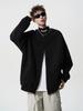 Men's Autumn Trendy Half-High Collar Hoodie Jacket - High Street Versatile Zipper Sportswear for Couples