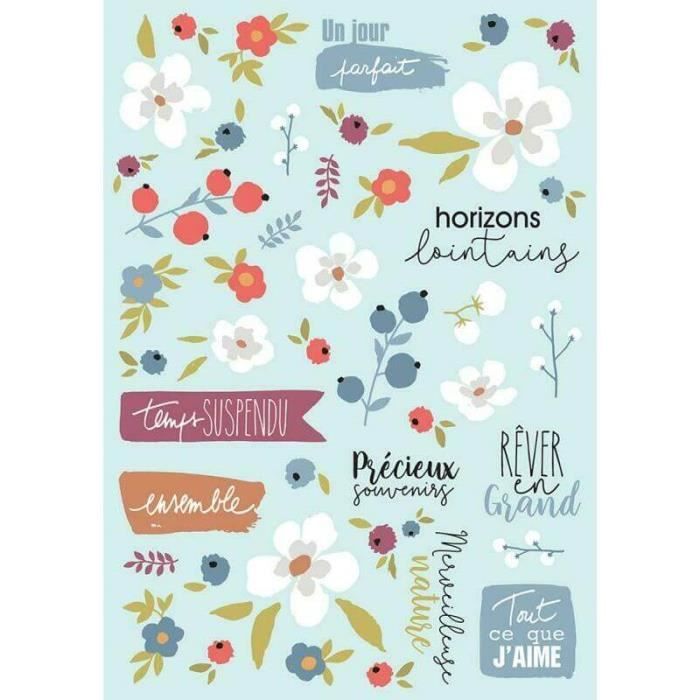 Décalcomanies A5 - Couleurs Nature