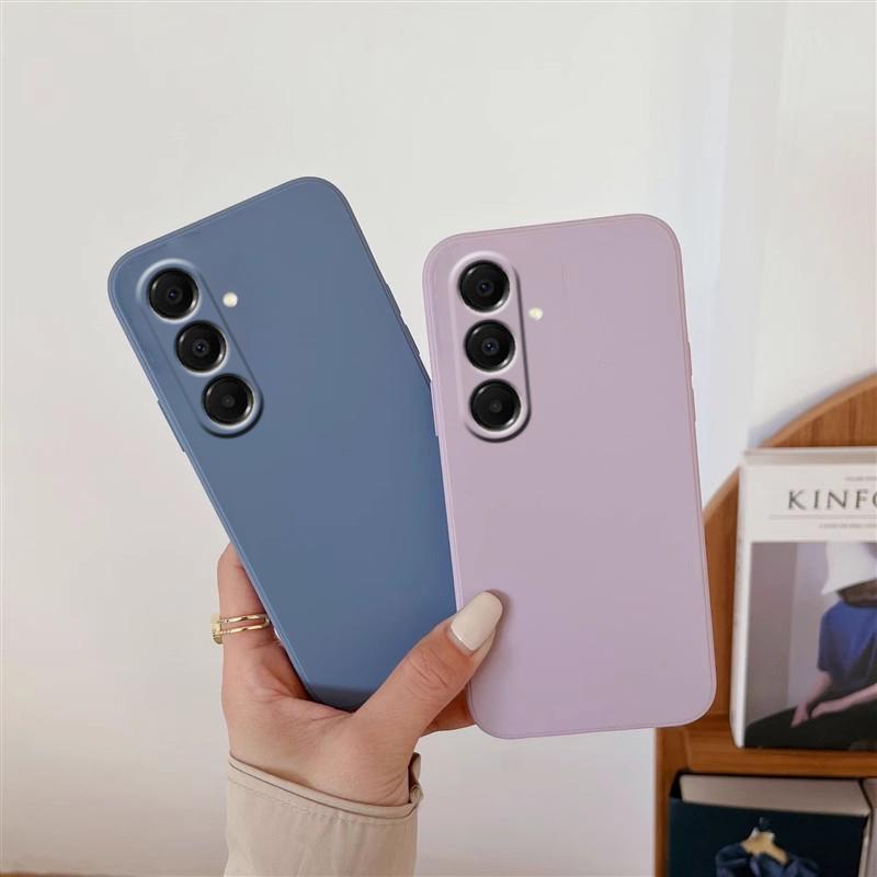 For Samsung A17 Case Cover Samsung Galaxy A17 Capas Phone Back Bumper Original Liquid Silicone Soft TPU Fundas Samsung A17 A 17