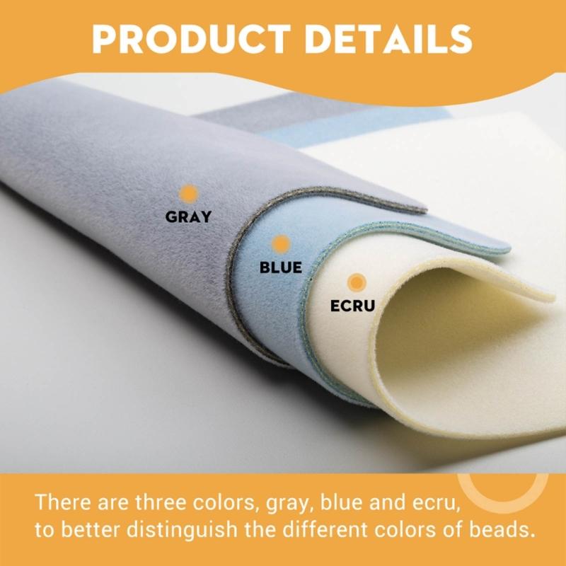 3Pcs/set Sponge Bead Mats for Beading Art Accessories and Tools Soft Sponge Hand Cushion Bead Pad Non-Slip Soft Mat