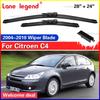 2Pcs Windshield Windscreen Wiper Blades For Citroen C4 2004-2010 Front Window Wiper Blade 2005 2006 2007 2008 2009