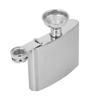 Portable Stainless Steel Wine Whiskey Flask Elegant Alcohol Bottle Cotainer with Funnel 4oz