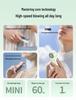 T76 Turbo Handheld Fan: USB Rechargeable, 199 Speeds, Portable Cooling with Ice Pack