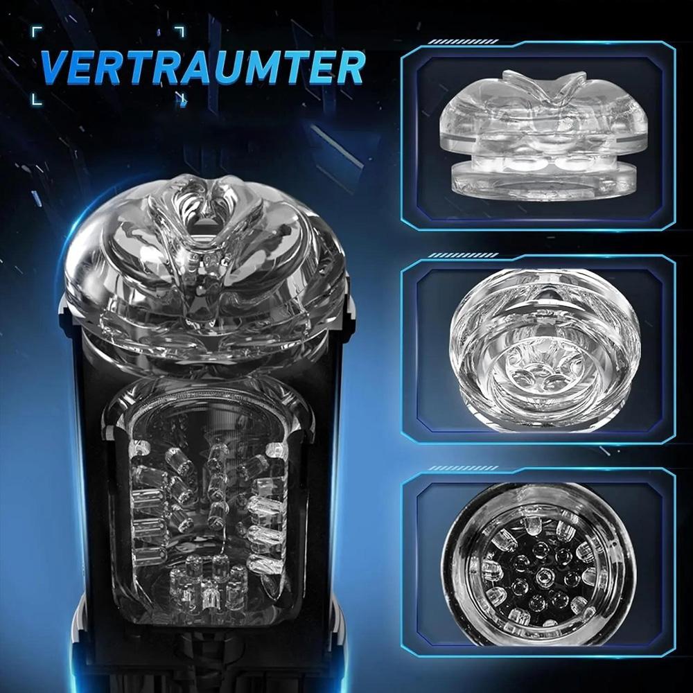 Masturbators Cup Automatic Male Masturbator Cup Telescoping Rotating Sex Toys Pocket Pussy Penis Stimulator Male Masturbation