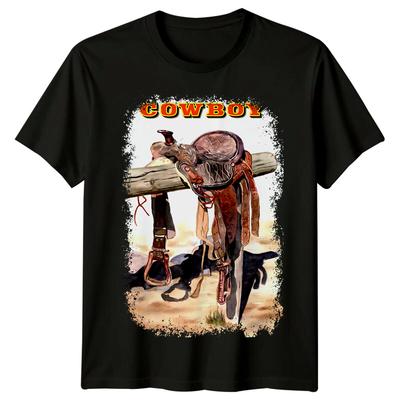 Cowboy (1958) Movie Poster Inspired T-Shirt Retro 80s Tee