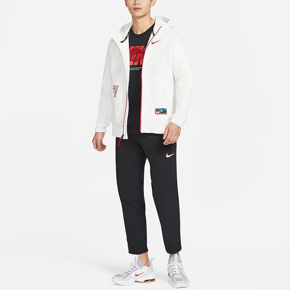 Nike CNY Collection Jackets Men's White Hooded Moderate Other FD4063-121
