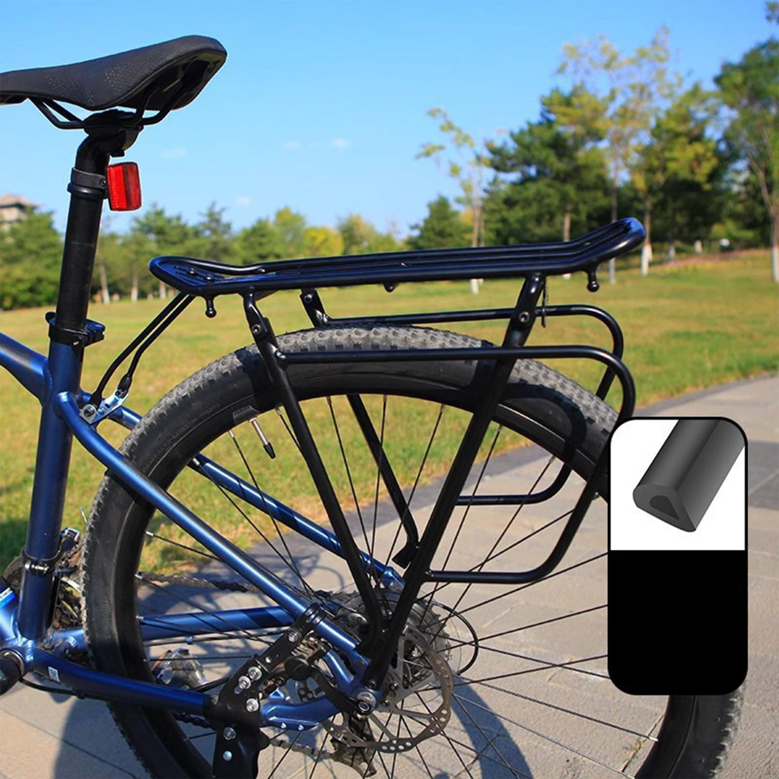 

Bicycle Rear Rack Luggage for 26, 27.5, 700 Tire Sizes Bikes Heavy Duty 75kg Weight Capacity