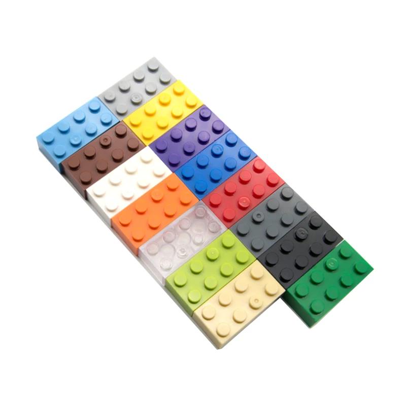 Non-Toxic 30Pcs Bulk Blocks Building Bricks Thick 2X4 Educational Assemblage Construction Toy For Children Size Compatible With Brand 3001