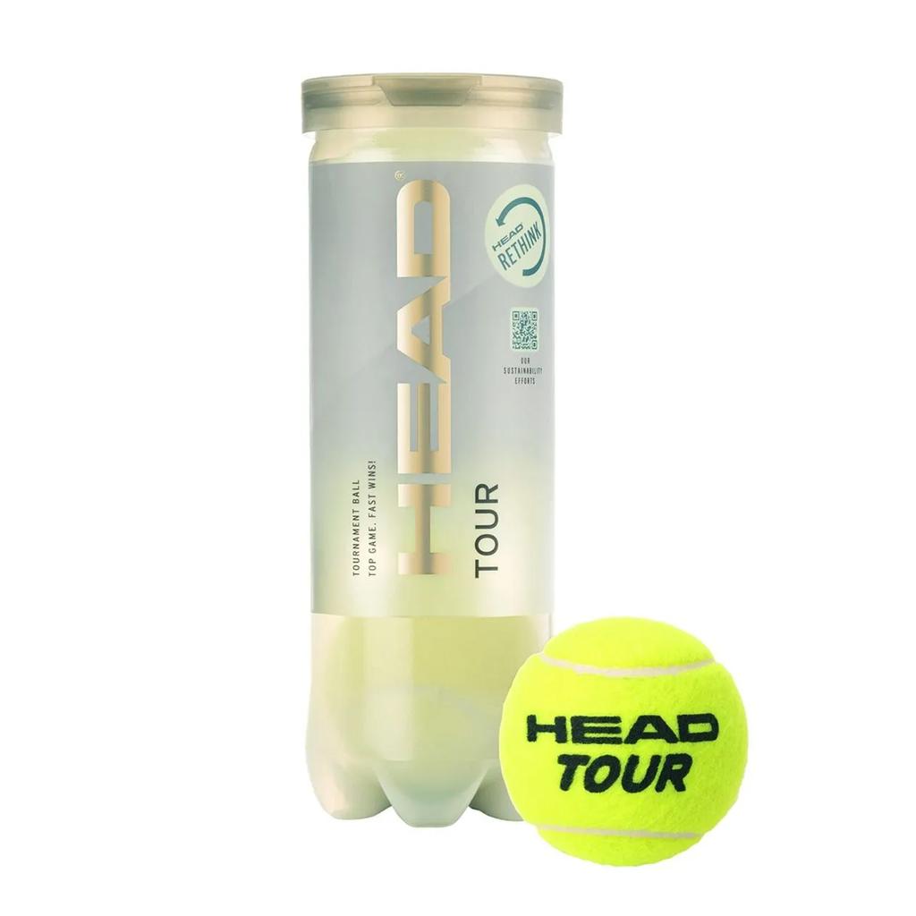 Head Tour Tennis Balls (Pack of 3)