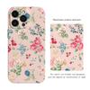 Pastoral Color Flower Mobile Phone Case iPhone14pm Hard Case All-inclusive Film Case Apple 17 Anti-drop High Value