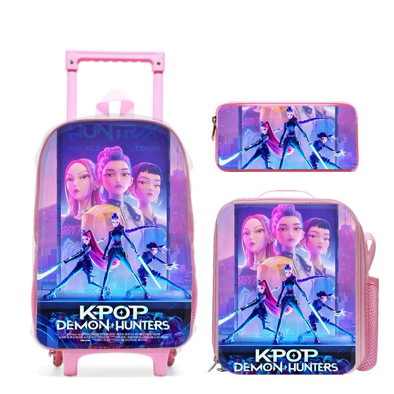 Kpop Witch Hunter Girl Group Schoolbag High Definition Printing Casual Crossing Border Lightweight Tie Rod Backpack One Piece Hair