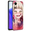 Coque de téléphone noire Anime Himiko Toga pour Huawei Honor 70 90 Lite X40 GT X50 i X5 + X6A X6S X7A X8A X8B X6 X7 X8 X9 4G X9A X9B 5G