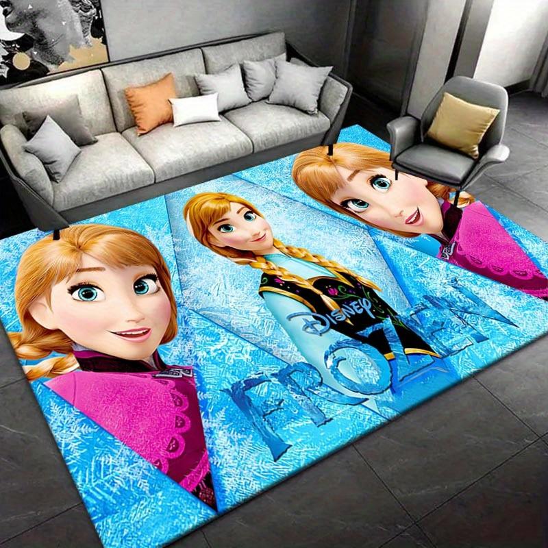 

1pc Disney Anna Pattern Area Rug Soft Flannel Floor Mat for Living Room, Bedroom, Kitchen, Sofa Coffee Table Floor Mat, Machine Washable 60cm by 90cm