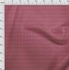 oneOone Cotton Flex Carmine Red Fabric Geometric Bandhani Sewing Craft Projects Fabric Prints By Yard 40 Inches