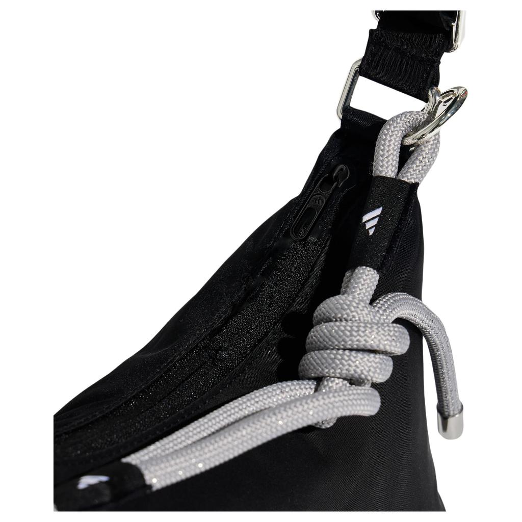 adidas Zip Closure Shoulder Bag Women's Black KX9621