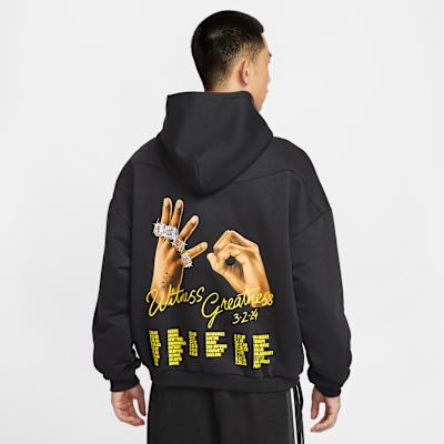 Men's Sweatshirt Nike Therma FIT LeBron Standard Issue Fleece Lined Basketball Hooded Loose Fit Sweatshirt
