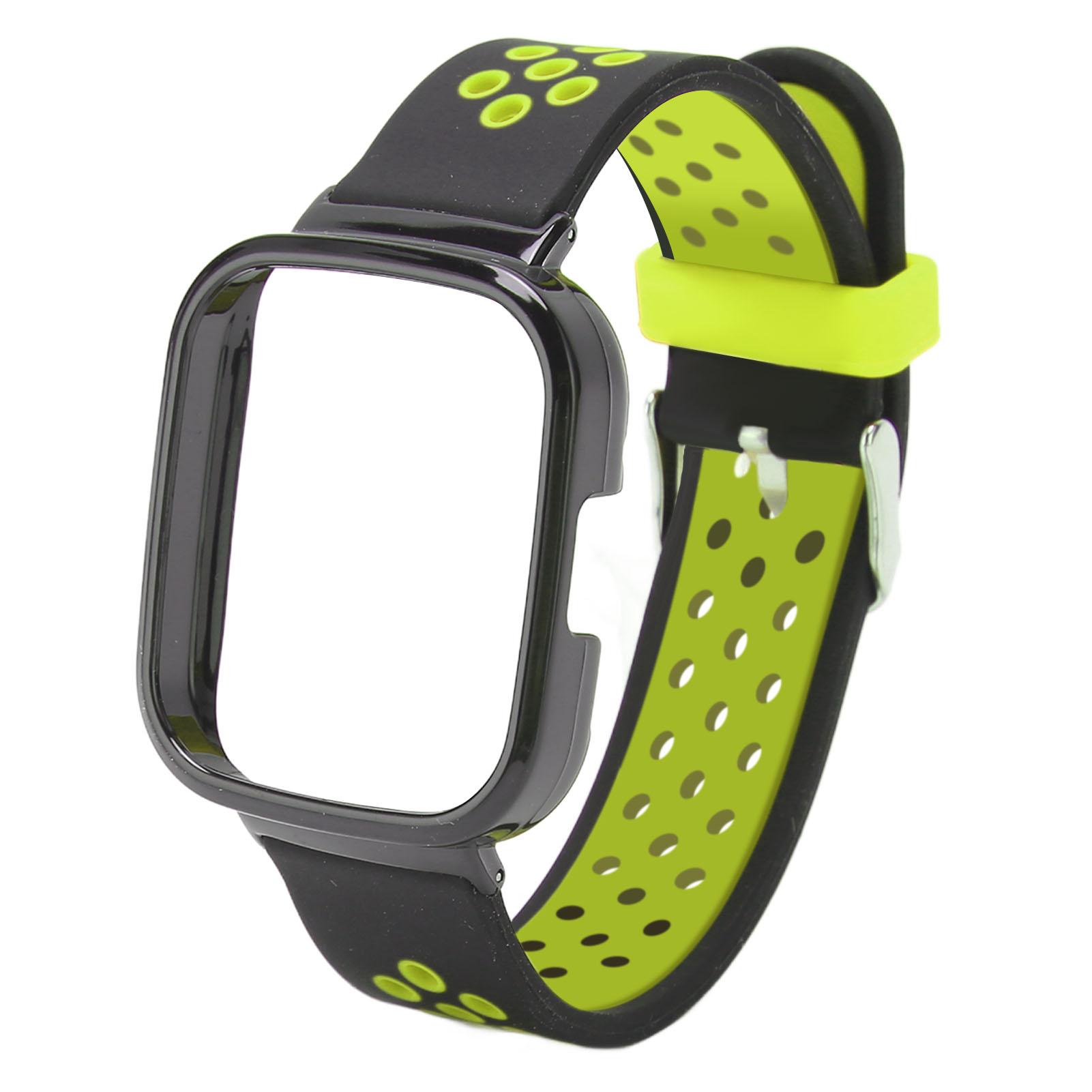 

2 in 1 Watch Replacement Band for Redmi Watch 3 Quick Release Soft Silicone Sweat Proof Smartwatch