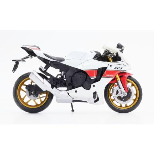Doyusha Diecast Motorcycle 1/12 Scale 2022 Yamaha YZF-R1 White Finished Product