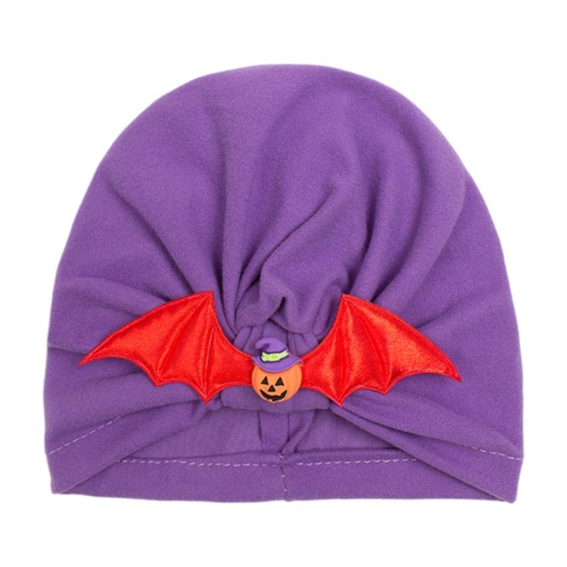 

Cute Infant Cap with Knot Lovely Halloween Headwear Baby Cap for Baby Costumes for 0-2 YearsOld Boys Girls Lightweight фиолетовый
