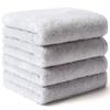 AIFY Resort Towel Unspun Yarn Face 4-Piece Set 100 Cotton Soft Thick Quick-Dry Absorbent Hotel Quality Durable Skin-Friendly Gift Present Single Life
