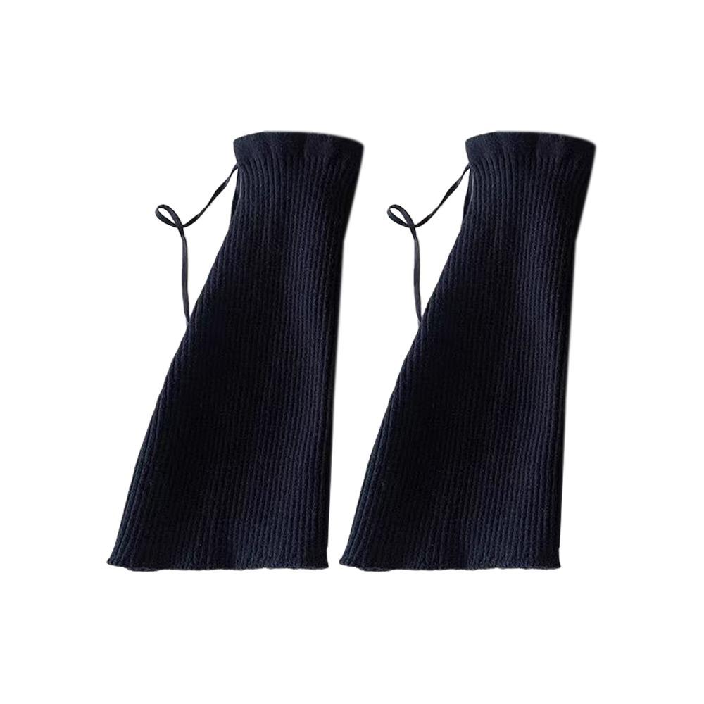 Solid Color Leg Covers Warm Knitted Socks Fashion Foot Cover