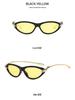 Women's Cat-Eye Sunglasses with Metal Knot Temples